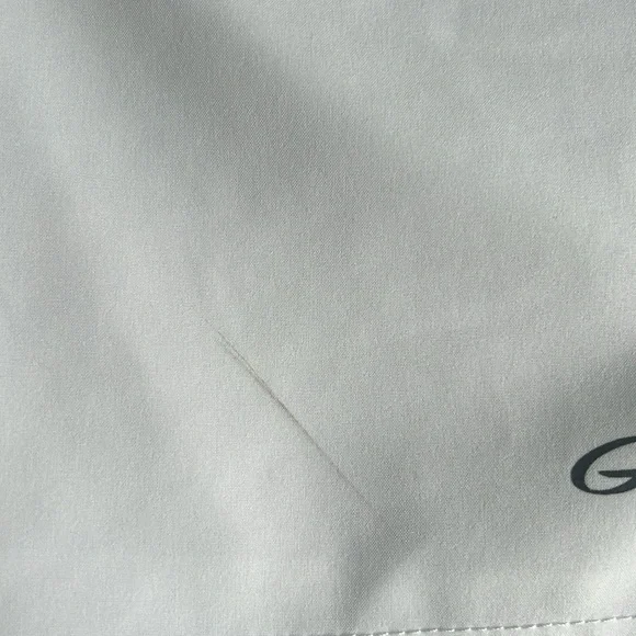 Men's GOAT White Shorts with Embroidered Flag - Picture 4 of 6